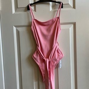 New Belted One Piece Top Shop Swimsuit, Size 4